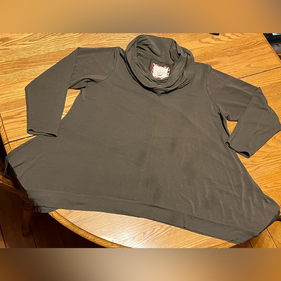 Cupio Woman Cowl Neck Warm Tunic 2X 🫒 - Picture 3 of 14